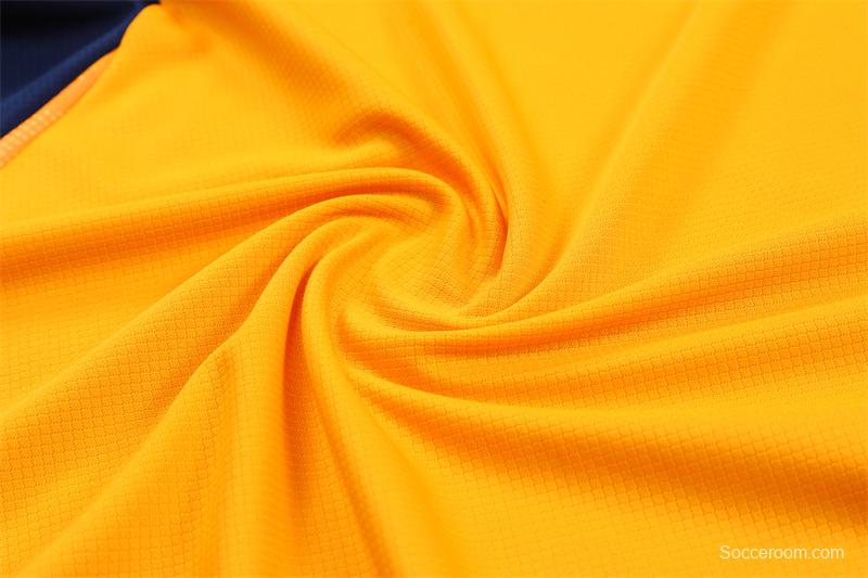 24/25 Juventus Orange/Navy Short Sleeve Jersey+Shorts