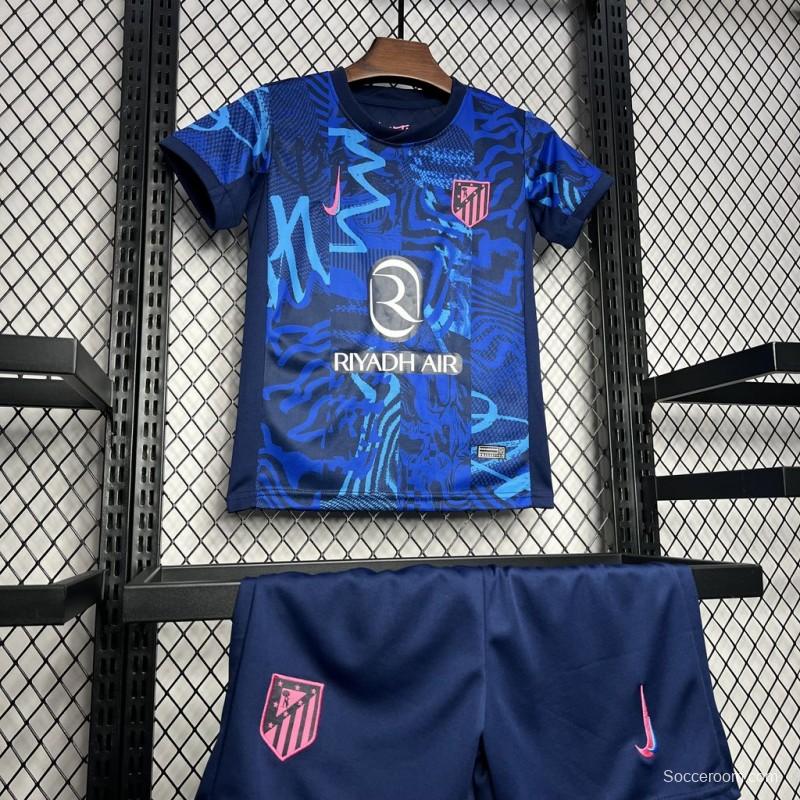 4/25 Kids Atletico Madrid Third Jersey