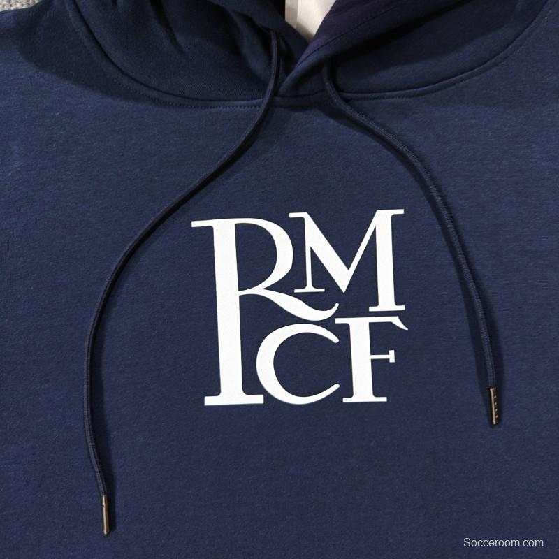 24/25 Real Madrid RMCF Beige/Grey/White/Navy/Black Hoodie