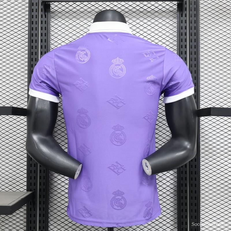 Player Version 24/25 Real Madrid Purple Pre-Match Jersey