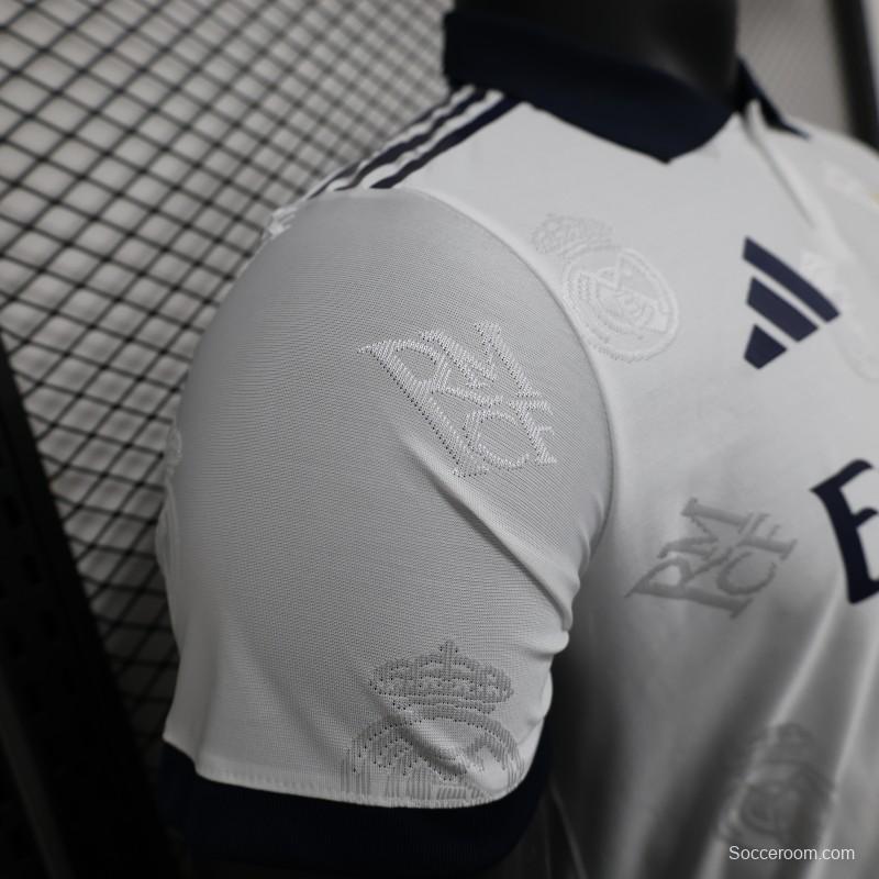 Player Version 24/25 Real Madrid White Pre-Match Jersey