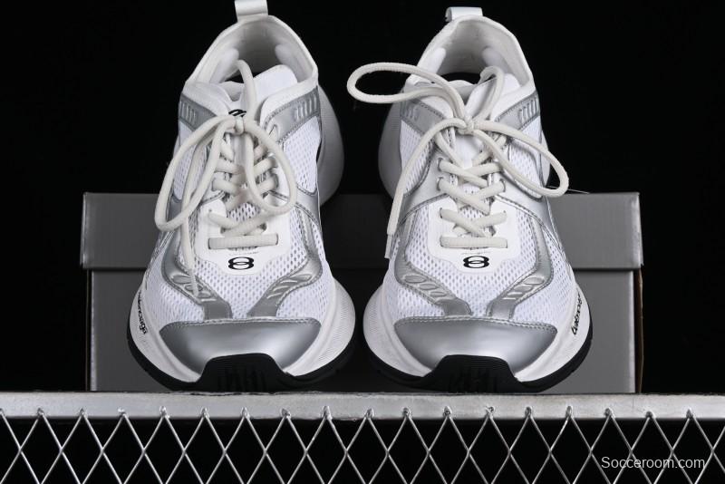 Balenciaga Circuit Lightweight Distressed Print Round Toe Fashion Casual Shoes - WFLGY9100