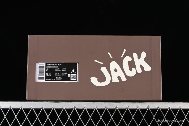 Nike Travis Scott x Jordan Cut The Check AJ1 Basketball Shoes with Velcro Design - FZ8117-204