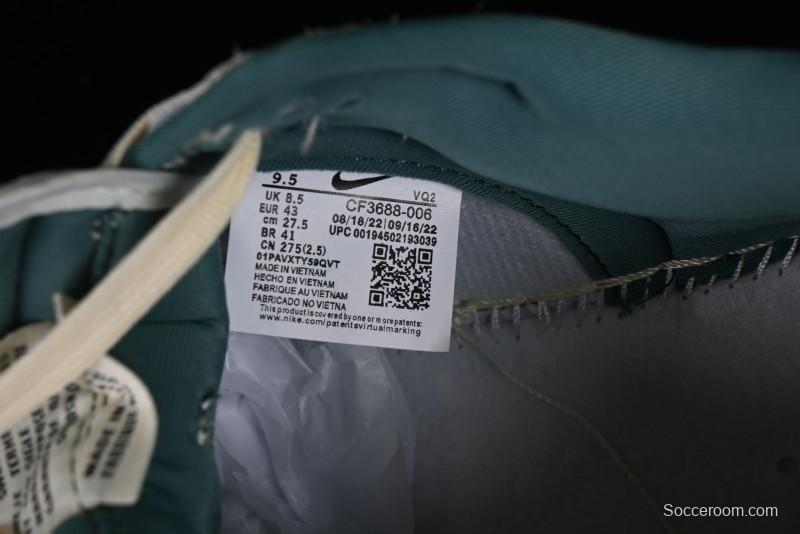 Nike SB Dunk Low Stussy Collaboration Beige Green Mini Swoosh Anniversary Custom Low-Top Casual Sneakers - CF3688-006