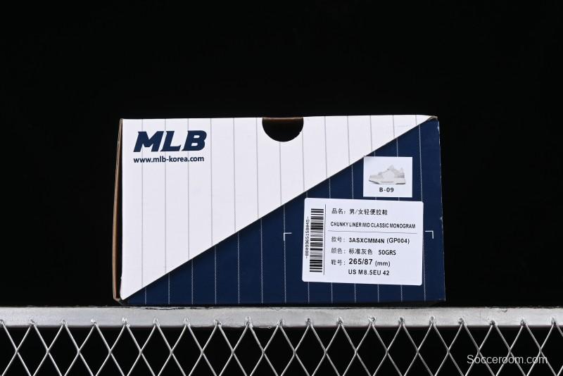 MLB Chunky Liner New York Yankees Sneakers with Lightweight Thick Sole and Hook Loop Closure - 3ASXCMM4N50GRS