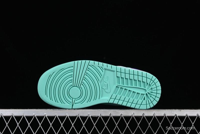 Nike Air Jordan 1 Low AJ1 Charlotte Hornets Lifestyle Casual Sneakers - HJ9013-550