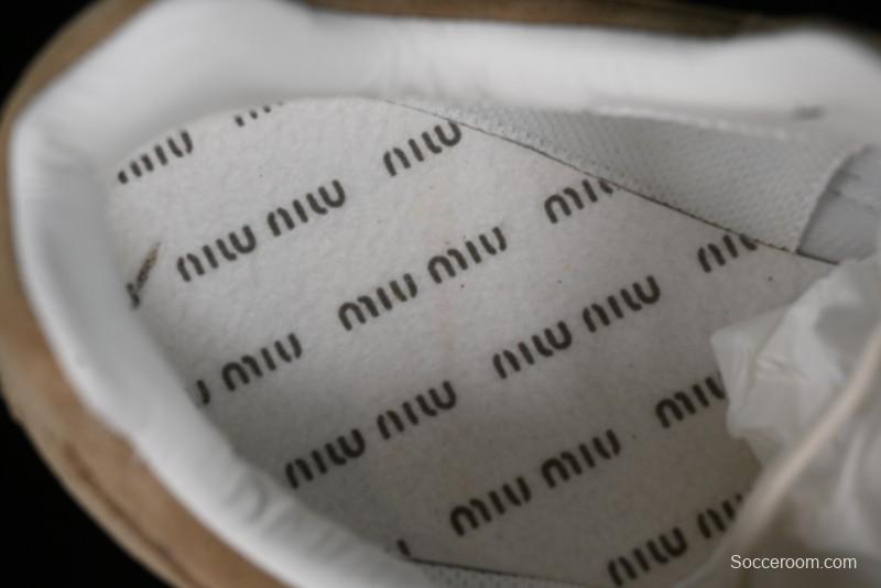 Miu Miu x New Balance 530 Low-Top Retro Running Sneakers with Deconstructed Design - 38165