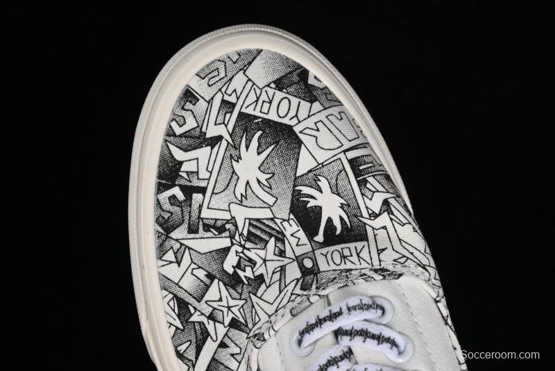 Vans OG Classic Slip-On LX & OG Era LX Sneakersntuff LA Graffiti Collaboration Low-Top Skate Shoes - VN000EYEBPJ