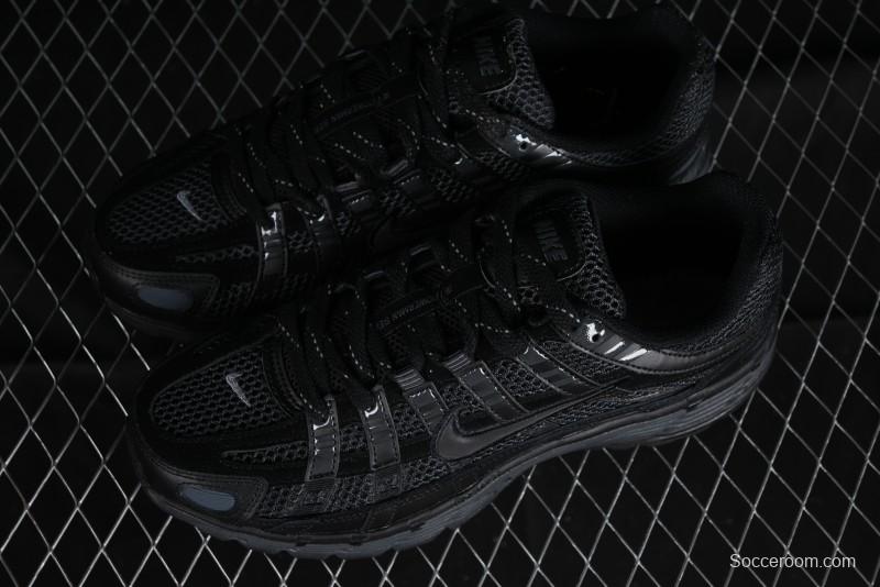 Nike P-6000 PRM Retro Casual Sneakers with Vintage Running Shoe Design - FQ8732-010