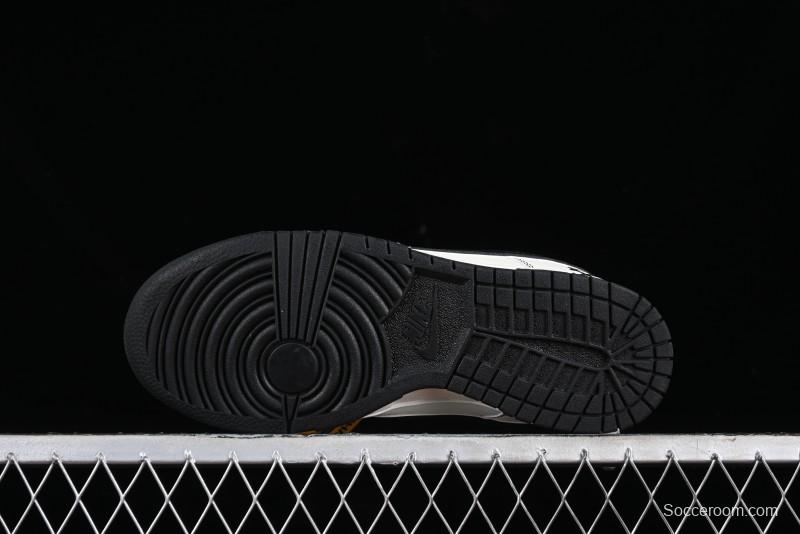 Nike SB Dunk Low OFF-WHITE Collaboration - Anniversary Edition Customized Low-Top Casual Skate Shoes - DJ2024-003