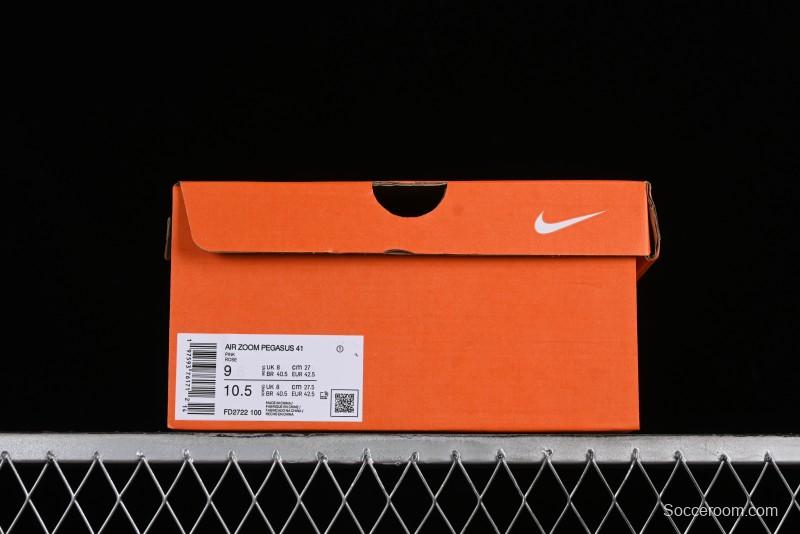 Nike Air Zoom Pegasus 41 Breathable Mesh Lightweight Running Shoes - FD2722-100