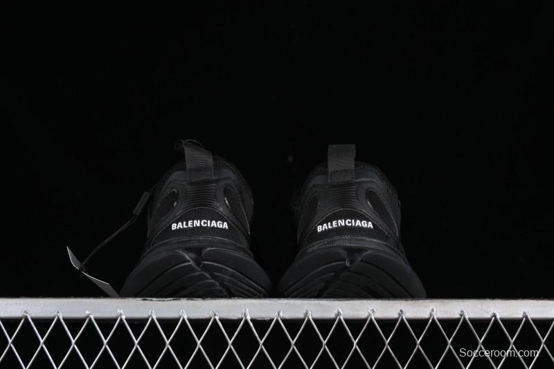 Balenciaga Circuit Lightweight Distressed Print Round Toe Fashion Casual Sneakers - WFLGY1000