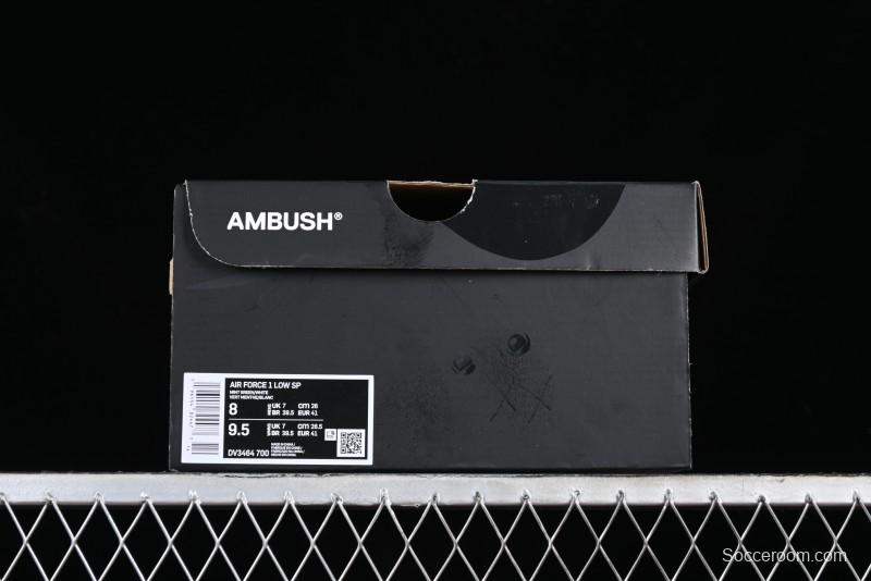 Nike Air Force 1 '07 Low Ambush Collaboration Casual Sneakers - DV3464-700