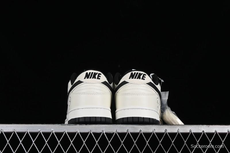 Nike SB Dunk Low Lightning Collaboration Off-White Black Starry Sky Anniversary High-End Custom Low-Top Casual Skate Shoes - XD1688-015
