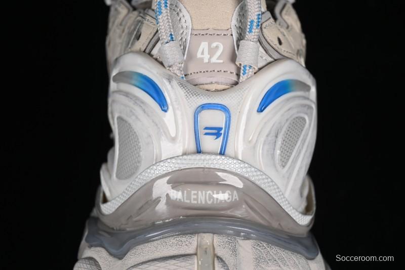 Balenciaga Runner Kith Four Color Retro Casual Sneakers - W3RNY2240