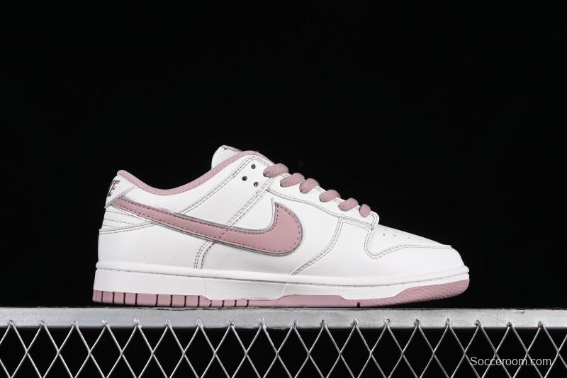 Nike Supreme x SB Dunk Low Collaboration - Rouge Pink Anniversary High-End Custom Low-Top Casual Skate Shoes - DY1503-006