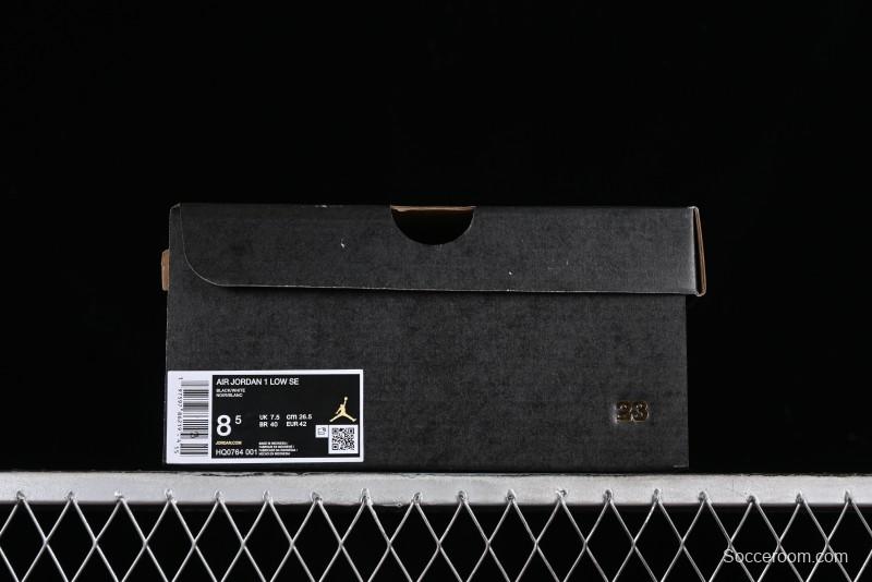 Nike Air Jordan 1 Low "Quai 54" Casual Sneakers in White Black Blue - HQ0764-001