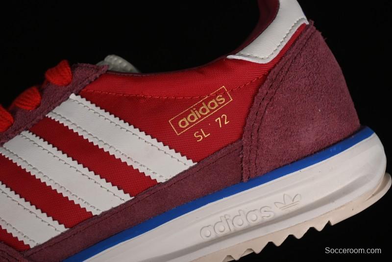 Adidas Originals SL 72 RS Retro Running Shoes with Ecotex Tongue and EVA Midsole - JI1280