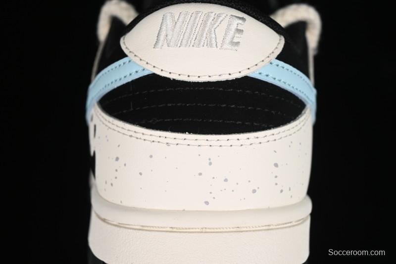 Nike Dunk Low SB Retro Vintage Panda Blueberry Casual Sneakers - DD1391-100
