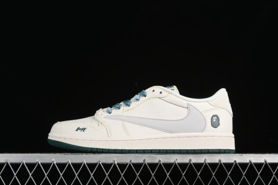 Nike Travis Scott x Fragment Design x Air Jordan 1 Low AJ1 Bape Collaboration - XY2688-100