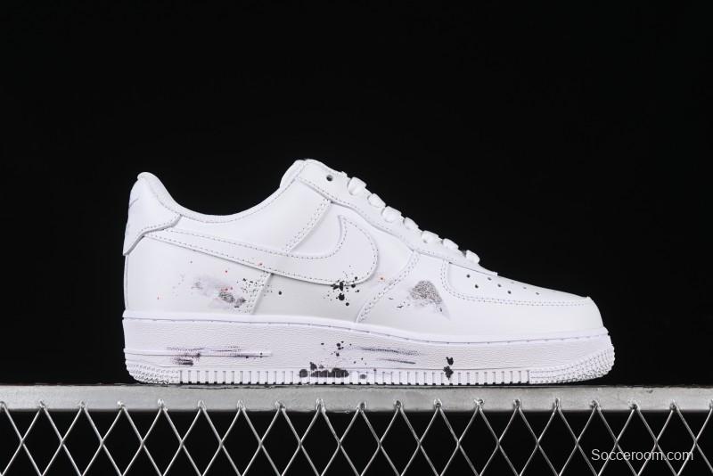 Nike Air Force 1 '07 Low Black Myth Wukong Custom Spray Paint Gift Box Low-Top Casual Sneakers - ZH0316-043