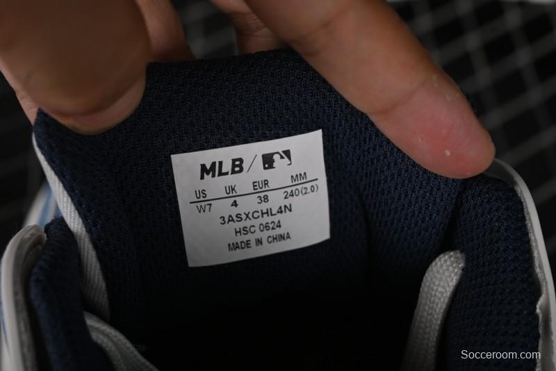 New York Yankees Chunky Liner Mid Denim Monogram Sandals with Thick Sole - 3ASXCHL4N50BLS