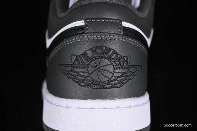 Nike Air Jordan 1 Low Iron Grey Casual Sneakers - 553558-152