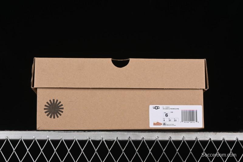 UGG Classic Ultra Mini Alpine Short Boots with Genuine Shearling Lining - 1158224