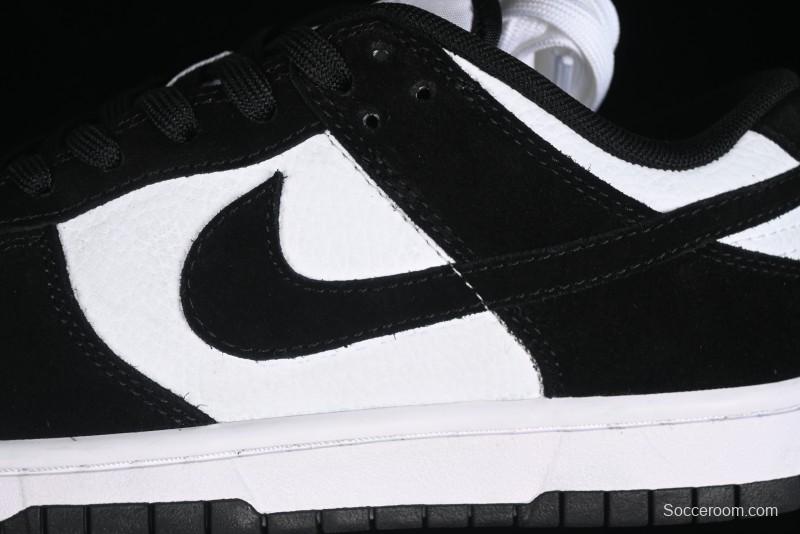 Nike Dunk Low Suede Panda Casual Sneakers - FQ8249-100