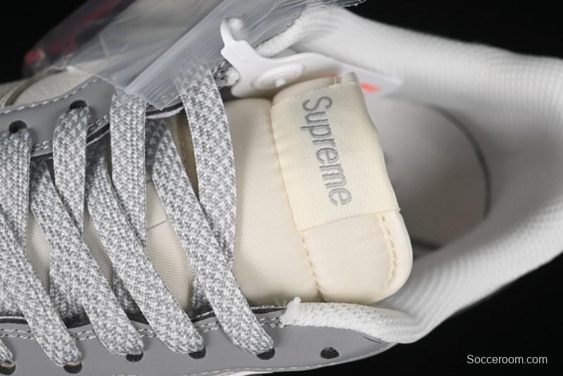 Nike Air Force 1 '07 Low Stone Island Supreme Collaboration Off-White Star Grey Low-Top Casual Sneakers - BB1616-303