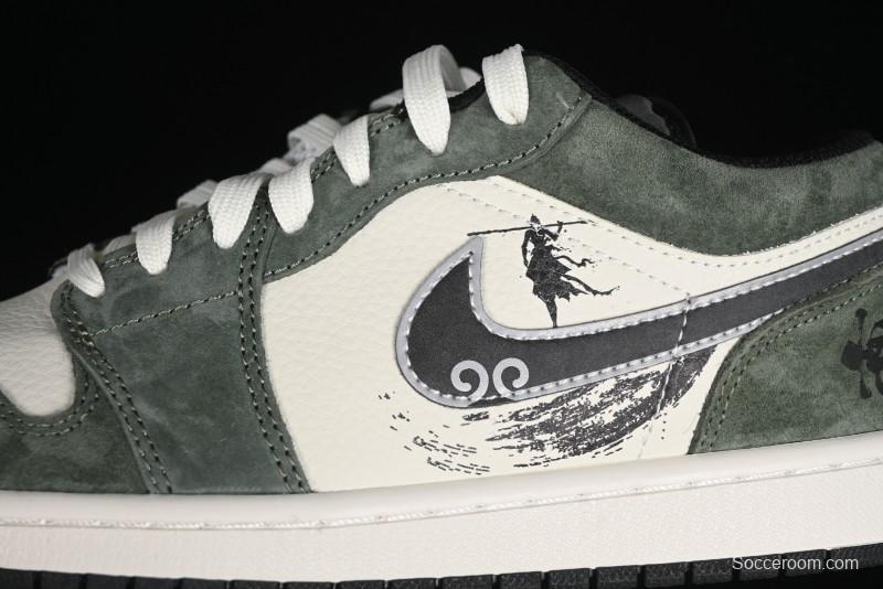 Nike Air Jordan 1 Low Retro Basketball Shoes Custom Wukong Edition - DC2024-031