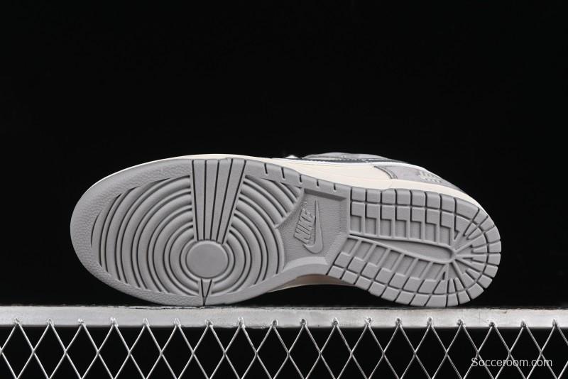 Nike SB Dunk Low UN Series - Diamond Ash Hook Anniversary High-End Custom Low-Top Casual Skate Shoes - DQ1098-518