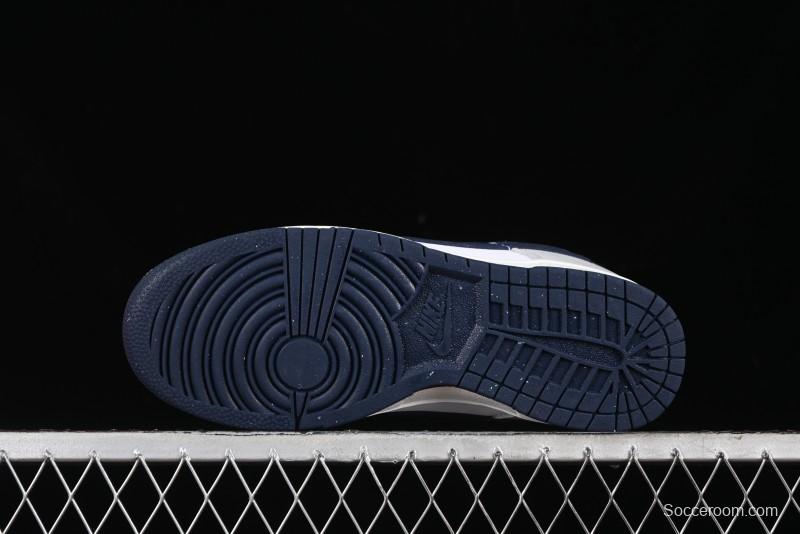 Nike Dunk Low SB Casual Sneakers in Photon Dust and White with Obsidian Accents - HF4299-001