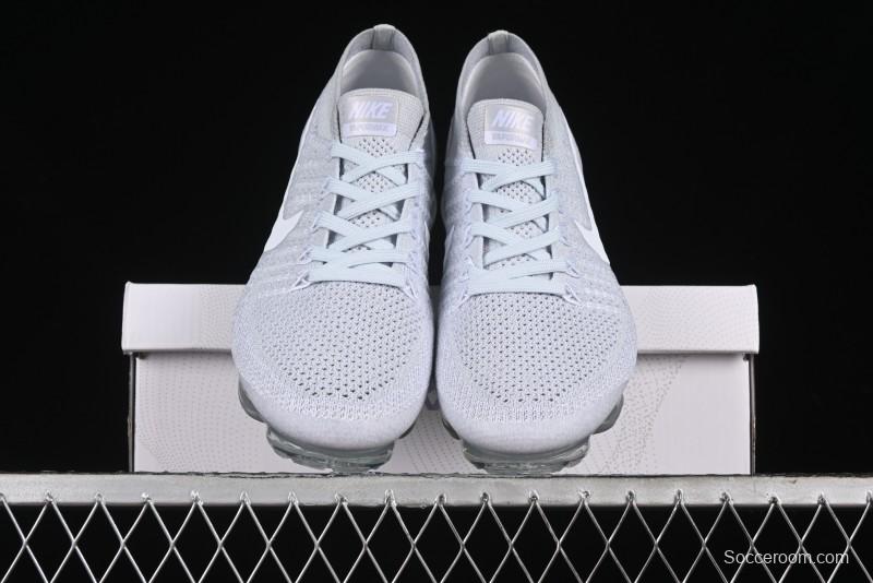 Nike Vapormax Flyknit Breathable Casual Running Shoes with Full-Length Air Cushion - 849558-100