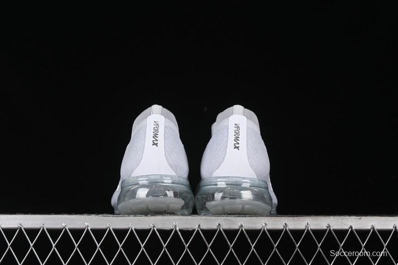 Nike Vapormax Flyknit Breathable Casual Running Shoes with Full-Length Air Cushion - 849558-100