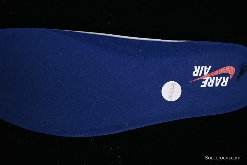 Nike Air Jordan 4 Retro Basketball Shoes in Black, Blue and Neutral Grey - FV5029-003