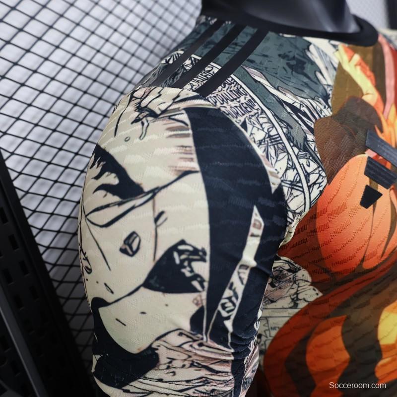 Player Version 2025 Japan Multi-Color with Naruto Anime Character Jersey