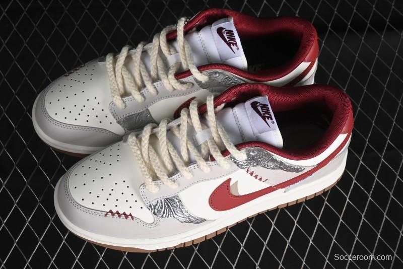 Nike Dunk Low Casual Sneakers with Chinese Style Gradient Design - FB7160-161