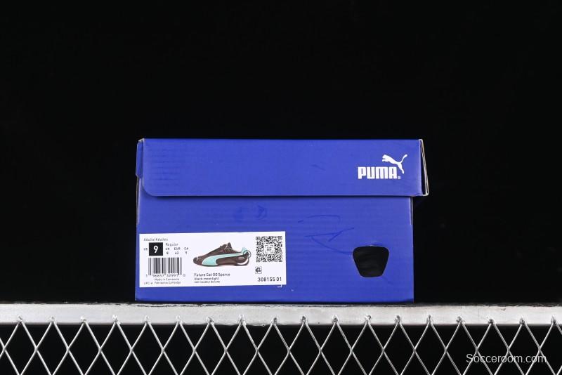 Puma Sparco Future Round Toe Lace-Up Low-Top Lifestyle Casual Shoes in Leather and Fabric - 308155-01