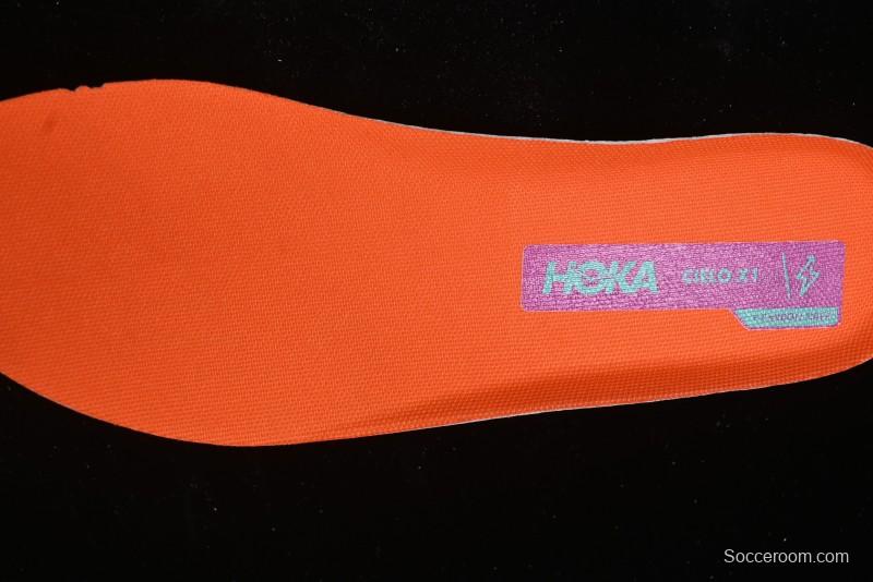 Hoka One One Cielo X1 Professional Racing Cushioned Anti-Slip Durable Training Running Shoes - 1147910 BCQ