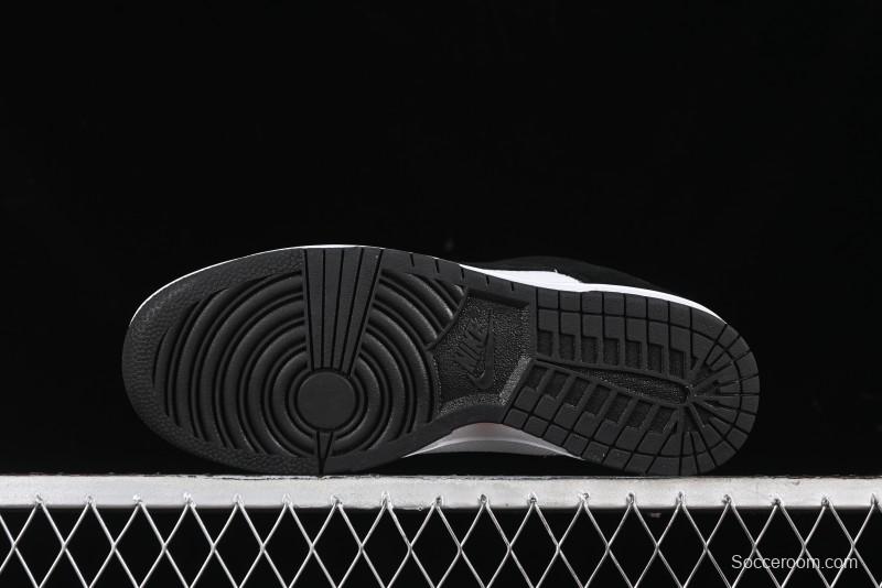 Nike Dunk Low Suede Panda Casual Sneakers - FQ8249-100