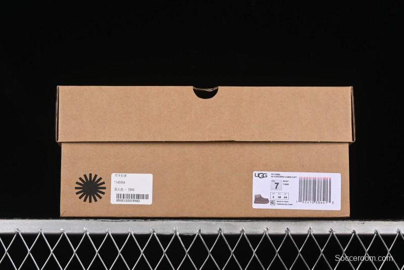 UGG Classic Mini II Fur Lace-Up Platform Mini Boots with Treadlite Outsole - 1143954