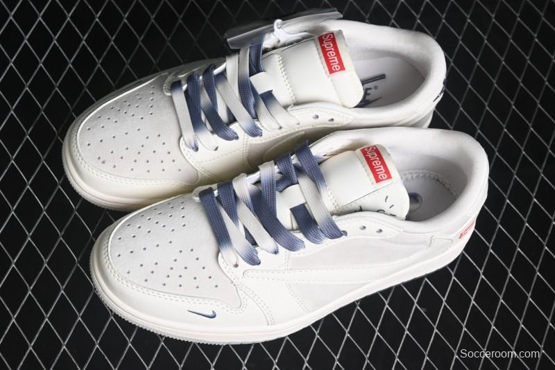 Nike Travis Scott x Fragment Design x Air Jordan 1 Low OG SP AJ1 Sup Collaboration - BB7518-001