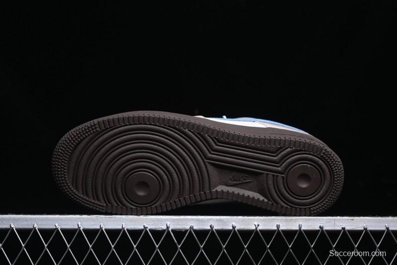 Nike Air Force 1 '07 Low Casual Sneakers with Full-Length Air Cushion - HQ3458-142