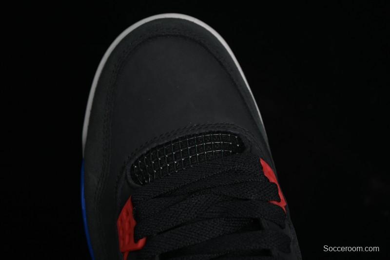 Nike Air Jordan 4 Retro Sneakers in Black, Blue and Neutral Grey - FV5029-003