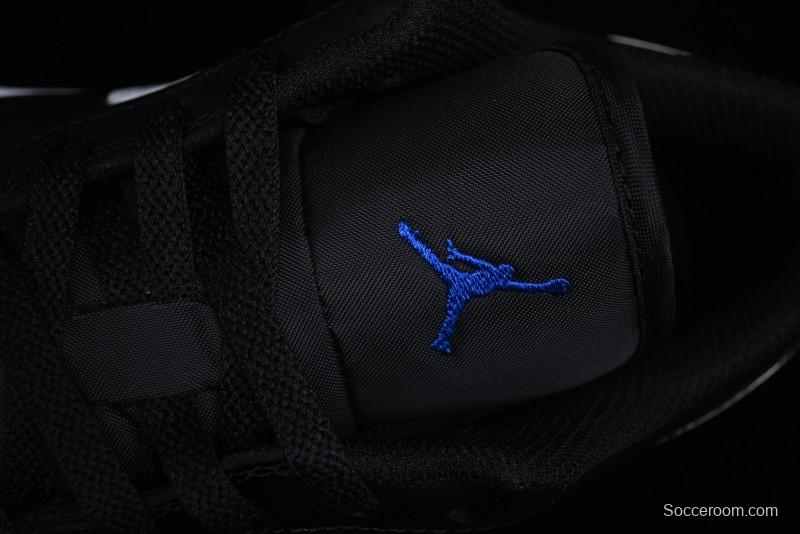Nike Air Jordan 1 Low Retro Basketball Shoes Black Blue - 553558-042