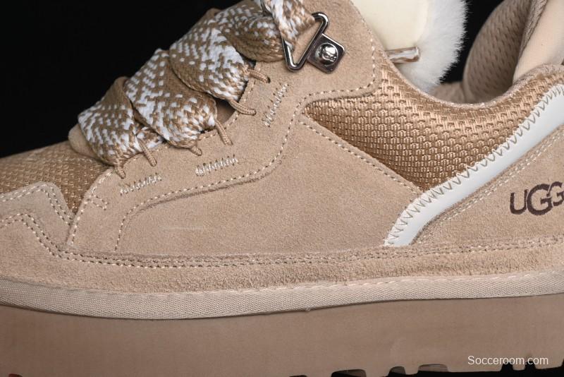 UGG Classic Ultra Mini Mel Two-Tone Lace-Up Low-Top Casual Shoes - 1144032