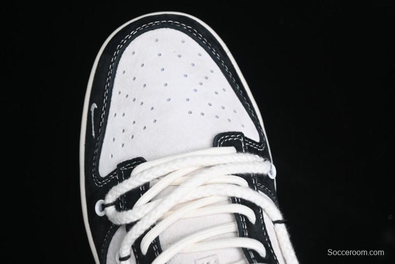 Nike SB Dunk Low Stussy Collaboration - Anniversary High-End Customized Low-Top Casual Skate Shoes - YX5066-209