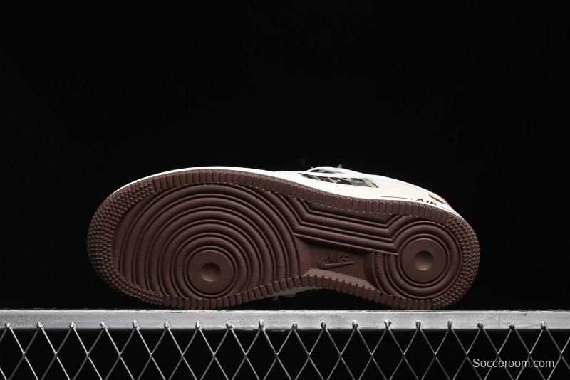 Nike Air Force 1 Low Bape Collaboration - Beige Camo Casual Sneakers - KK1988-019