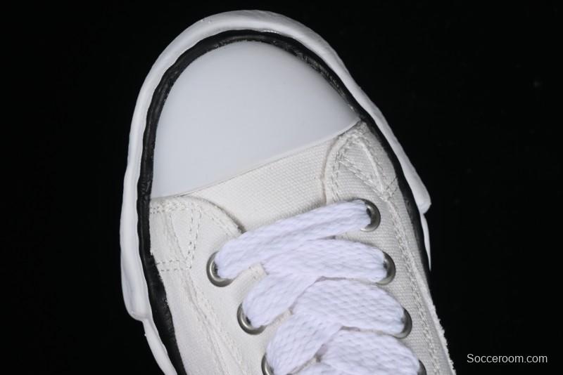 Wayne Original Sole Leather Low Sneaker with Deconstructed Ice Cream Sole - W.E5